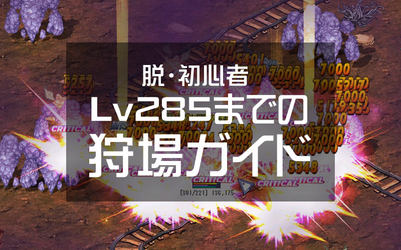 【復帰者・初心者向け】Lv285までの狩場ガイド！